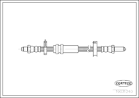 สายเบรค CORTECO OEM 60501727 หมายเลขสินค้า 1 9 0 3 1 2 4 0, ALFA ROMEO (107976)