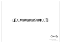 Brake Hose, CORTECO, OEM 4806C0, Article number 1 9 0 3 1 2 4 4, PEUGEOT (107978)