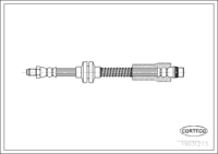 สายเบรค CORTECO OEM 1484536080 หมายเลขสินค้า 1 9 0 3 1 2 7 3, FIAT (107979)