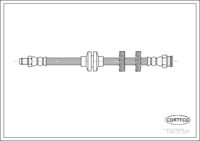 สายเบรค CORTECO OEM 51700558 หมายเลขสินค้า 1 9 0 3 1 5 8 1, ALFA ROMEO (107982)