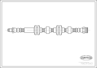 สายเบรค CORTECO OEM 60651554 หมายเลขสินค้า 1 9 0 3 1 5 9 3, ALFA ROMEO (107985)