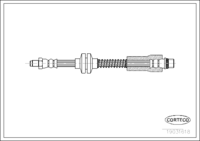 สายเบรค CORTECO OEM 1489794080 หมายเลขสินค้า 1 9 0 3 1 6 1 8, FIAT (107990)