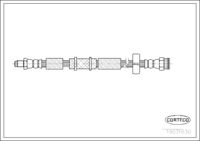 สายเบรค CORTECO, OEM , หมายเลขสินค้า 1 9 0 3 1 6 3 0, (107993)