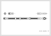 Brake Hose, CORTECO, OEM 6Q0611701C, အပိုဒ်နံပါတ် 1 9 0 3 1 6 3 2, ထိုင်ခုံ (107994)၊