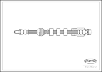 สายเบรค, CORTECO, OEM 34326767390, หมายเลขสินค้า 1 9 0 3 1 6 3 8, BMW (107998)