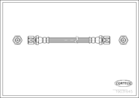สายเบรค CORTECO OEM 96215570 หมายเลขสินค้า 1 9 0 3 1 6 4 5, DAEWOO (108003)