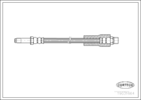 สายเบรค, CORTECO, OEM 34301165190, หมายเลขสินค้า 1 9 0 3 1 6 6 4, BMW (108007)