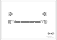 สายเบรค CORTECO, OEM 96320284, หมายเลขสินค้า 1 9 0 3 1 6 8 4, CHEVROLET (SGMW) (108011)
