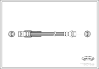 สายเบรค CORTECO OEM 1207358 หมายเลขสินค้า 1 9 0 3 1 6 8 6, FORD (108012)