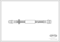 Brake Hose, CORTECO, OEM 7335770, Article number 1 9 0 3 1 6 8 8, FORD (108013)