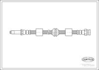 Brake Hose, CORTECO, OEM 7335771, Article number 1 9 0 3 1 6 8 9, FORD (108014)