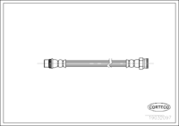 Brake Hose, CORTECO, OEM 4810000, Article number 1 9 0 3 2 0 9 7, PEUGEOT (108039)
