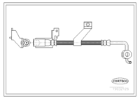 Brake Hose, CORTECO, OEM 1041775, Article number 1 9 0 3 2 1 2 6, FORD (108049)