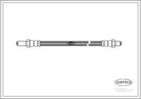 Brake Hose, CORTECO, OEM GBH158, Article number 1 9 0 3 2 1 2 7, MG (108050)
