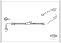 Brake Hose, CORTECO, OEM 6149180, Article number 1 9 0 3 2 1 3 2, FORD (108055)