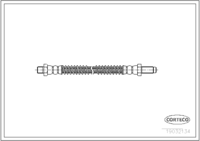 Brake Hose, CORTECO, OEM GBH172, Article number 1 9 0 3 2 1 3 4, MG (108057)