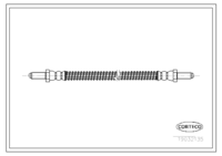 Brake Hose, CORTECO, OEM 1487152, Article number 1 9 0 3 2 1 3 5, FORD (108058)