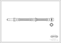 Brake Hose, CORTECO, OEM 34301165074, Article number 1 9 0 3 2 1 3 6, BMW (108059)