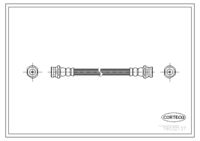 Brake Hose, CORTECO, OEM G03143810A, Article number 1 9 0 3 2 1 3 7, MAZDA (108060)