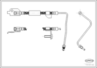 Brake Hose, CORTECO, OEM 6823335, Article number 1 9 0 3 2 1 3 8, FORD (108061)