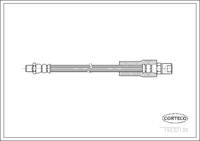 Brake Hose, CORTECO, OEM GBH170, Article number 1 9 0 3 2 1 3 9, AUSTIN (108062)