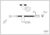 Brake Hose, CORTECO, OEM 7111981, Article number 1 9 0 3 2 1 4 0, FORD (108063)