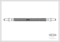 Brake Hose, CORTECO, OEM GBH176, Article number 1 9 0 3 2 1 4 4, TRIUMPH (108067)