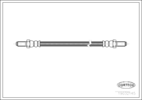 Brake Hose, CORTECO, OEM 1563550, Article number 1 9 0 3 2 1 4 5, FORD (108068)