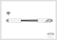 Brake Hose, CORTECO, OEM ANR1765, Article number 1 9 0 3 2 1 4 6, LAND ROVER (108069)