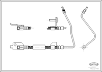 Brake Hose, CORTECO, OEM 6823334, Article number 1 9 0 3 2 1 4 8, FORD (108071)