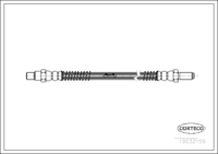 Brake Hose, CORTECO, OEM GBH216, Article number 1 9 0 3 2 1 5 9, TRIUMPH (108081)