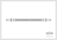สายเบรค, CORTECO, OEM 8907750, หมายเลขสินค้า 1 9 0 3 2 1 8 3, SAAB (108103)