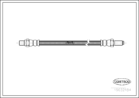 สายเบรค CORTECO OEM GBH211 หมายเลขสินค้า 1 9 0 3 2 1 8 4, TRIUMPH (108104)