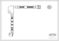 สายเบรค CORTECO OEM 4621150J60 หมายเลขสินค้า 1 9 0 3 2 1 8 6, NISSAN (108106)