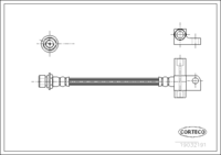 สายเบรค CORTECO OEM 6149181 หมายเลขสินค้า 1 9 0 3 2 1 9 1, FORD (108111)