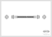 Brake Hose, CORTECO, OEM 4621479911, Article number 1 9 0 3 2 1 9 8, NISSAN (108118)