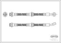 สายเบรค CORTECO OEM 462105F001 หมายเลขสินค้า 1 9 0 3 2 2 1 4, NISSAN (108133)