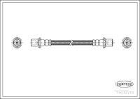 สายเบรค CORTECO, OEM 9094702533, Article 19032218, TOYOTA (เพลาล้อหลัง, ยาว 349มม.)