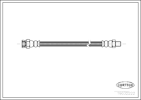 สายเบรค CORTECO OEM 5873228000 หมายเลขสินค้า 1 9 0 3 2 2 2 2, HYUNDAI (108141)