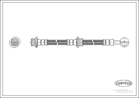 สายเบรค CORTECO OEM 462105M316 หมายเลขสินค้า 1 9 0 3 2 2 4 0, NISSAN (108159)