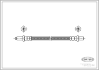 สายเบรค, CORTECO, OEM 7217519, หมายเลขสินค้า 1 9 0 3 2 2 4 4, OPEL (108163)