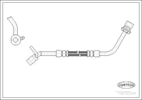 Brake Hose, CORTECO, OEM 1631046, Article number 1 9 0 3 2 2 6 4, FORD (108180)