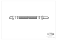 สายเบรค CORTECO OEM NTC3400 หมายเลขสินค้า 1 9 0 3 2 2 6 8, LAND ROVER (108184)