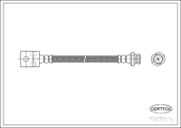 สายเบรค CORTECO OEM 1956496 หมายเลขสินค้า 1 9 0 3 2 2 7 0, FORD (108186)