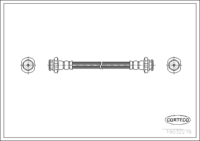 สายเบรค CORTECO OEM 462142F001 หมายเลขสินค้า 1 9 0 3 2 2 7 8, NISSAN (108194)