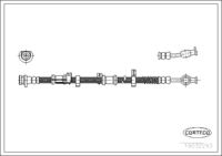 สายเบรค CORTECO OEM ANR3258 หมายเลขสินค้า 1 9 0 3 2 2 9 3, LAND ROVER (108209)