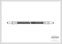 สายเบรค CORTECO, OEM , หมายเลขสินค้า 1 9 0 3 2 2 9 8, (108214)