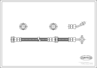 Brake Hose, CORTECO, OEM 462109C007, Article number 1 9 0 3 2 2 9 9, NISSAN (108215)