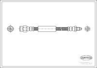 สายเบรค CORTECO OEM 1568857 หมายเลขสินค้า 1 9 0 3 2 3 0 1, FORD (108217)