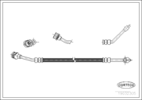 สายเบรค CORTECO OEM 462100X800 หมายเลขสินค้า 1 9 0 3 2 3 0 5, NISSAN (108221)